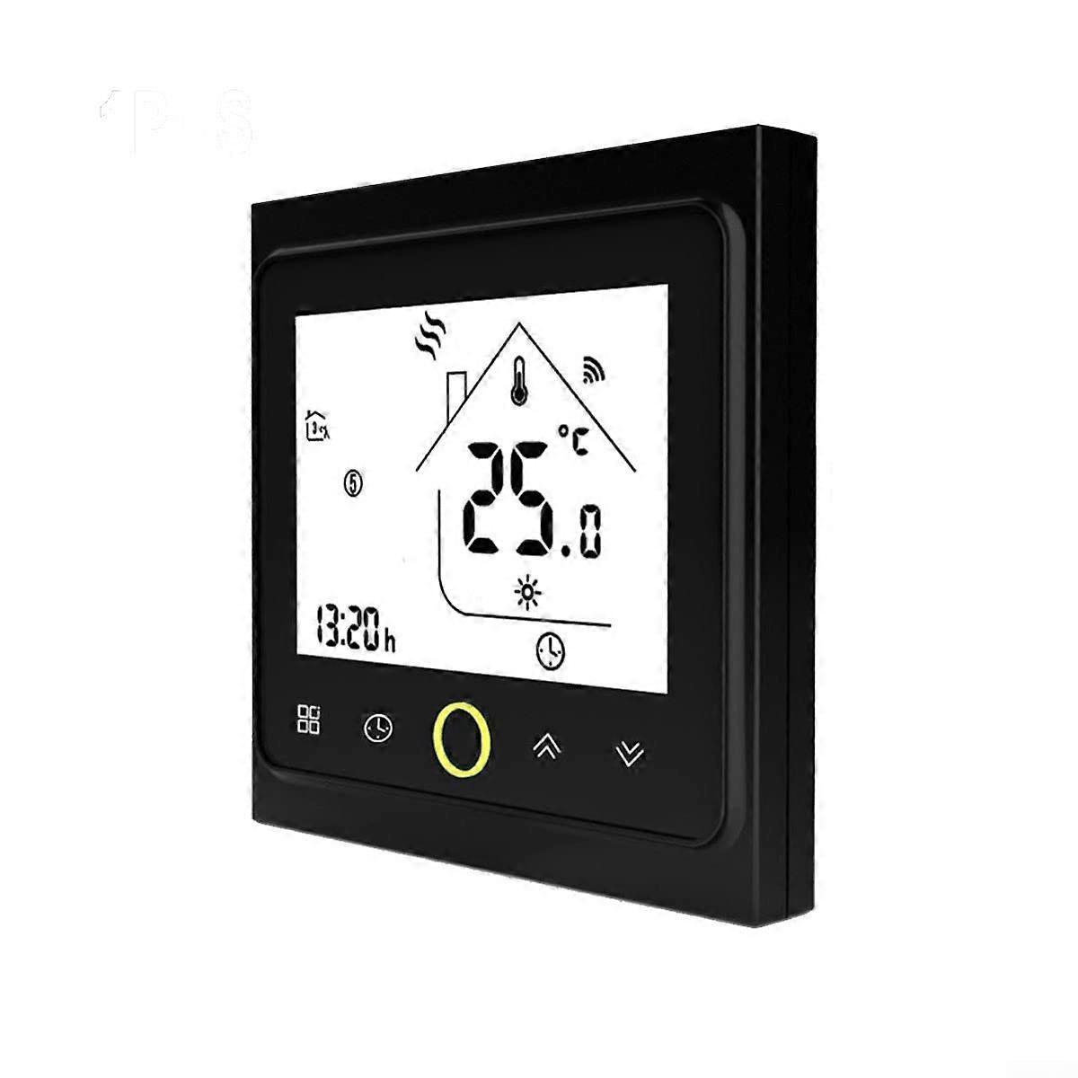 WiFi Smart Thermostat Programmable Temperature Controller for Gas Boiler Remote Control Black