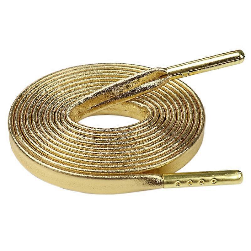 2025 Nowe płaskie sznurowadła ze skóry PU: wodoodporne sznurowadła do trampek i butów 2 pary