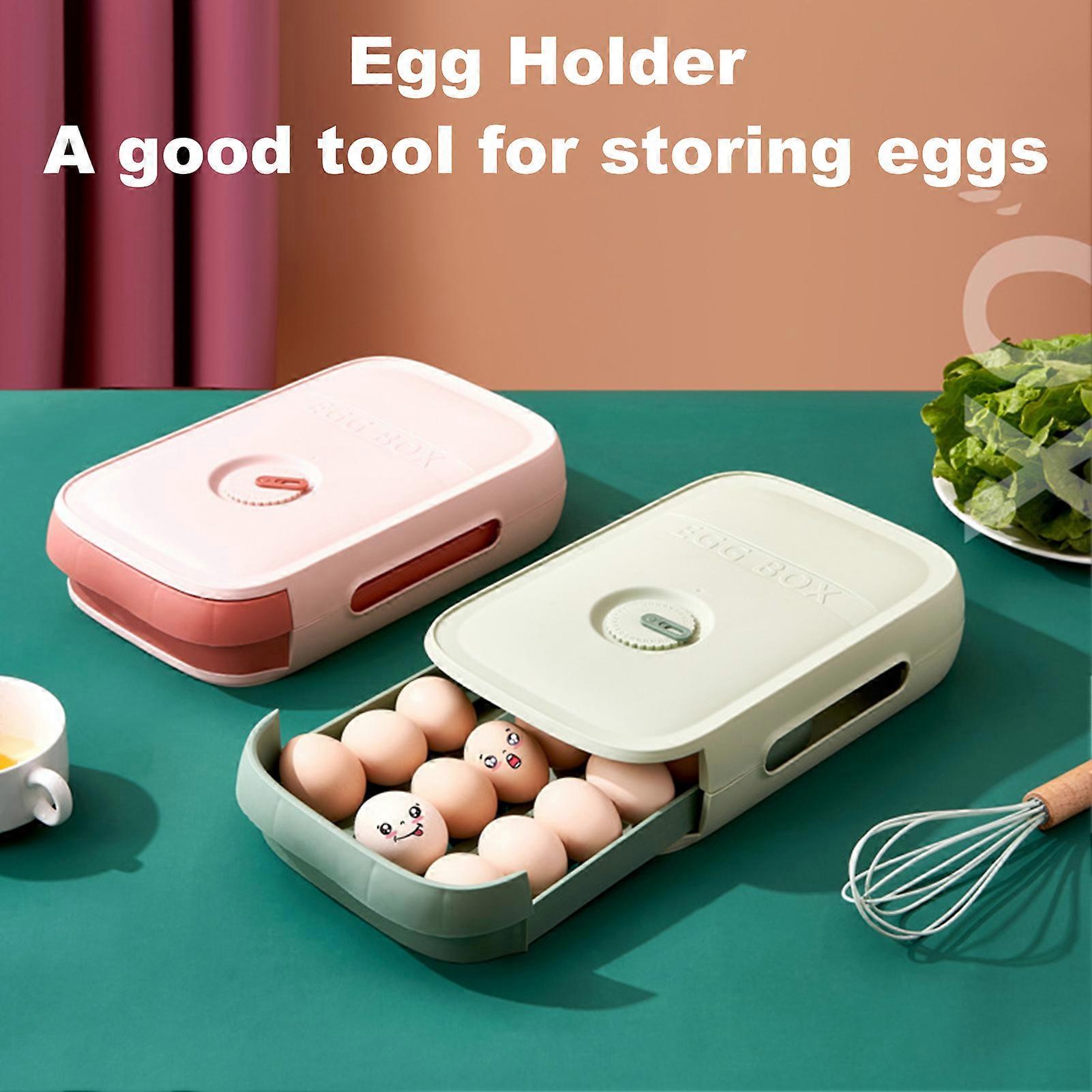 Egg Holder Egg Storage Box Drawer design Large Capacity