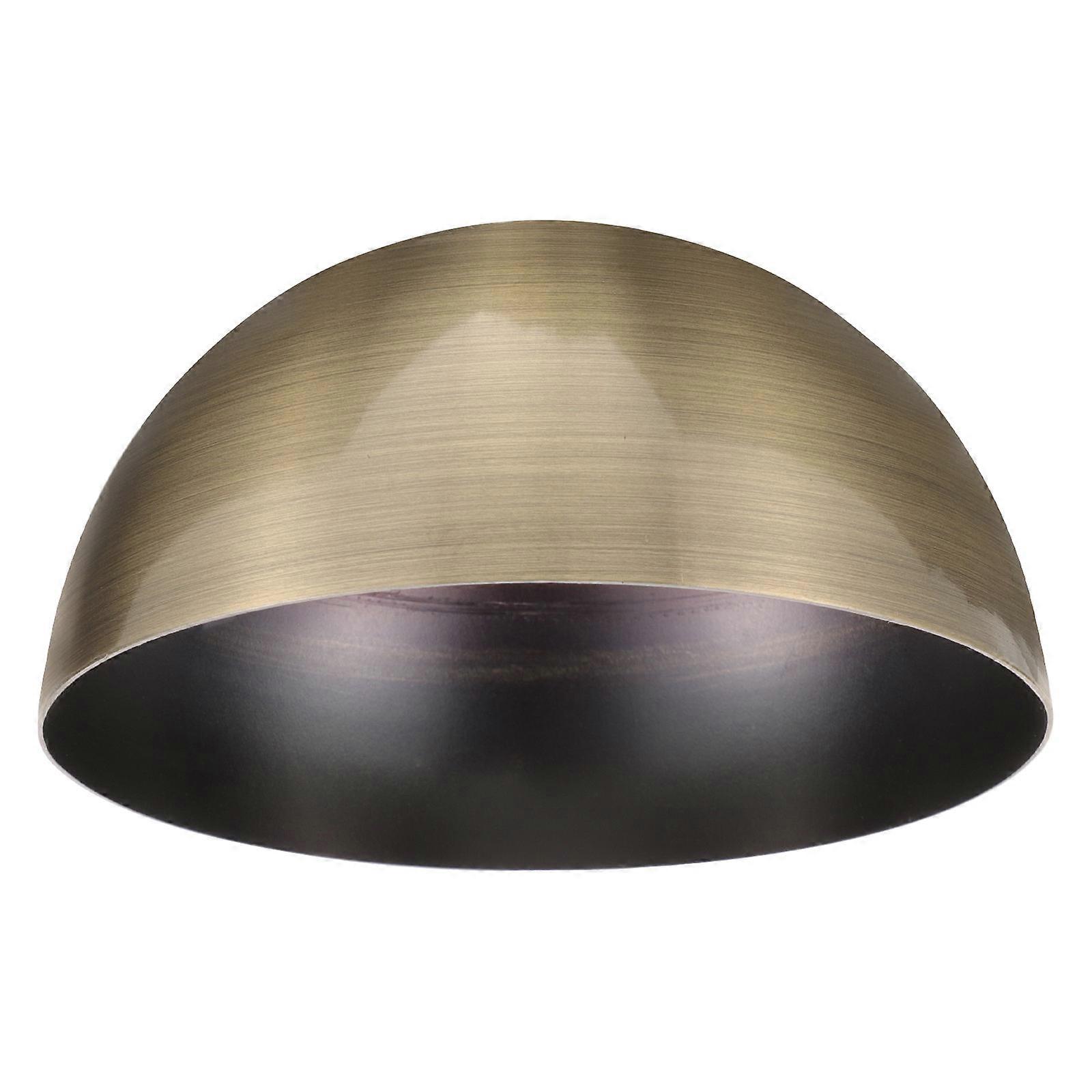 Khaki Ceiling Lamp with Iron Base for Home Decor Unique Half Round Design Suitable for Pendant