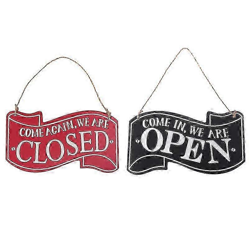 2pcs Open And Close Signs-c