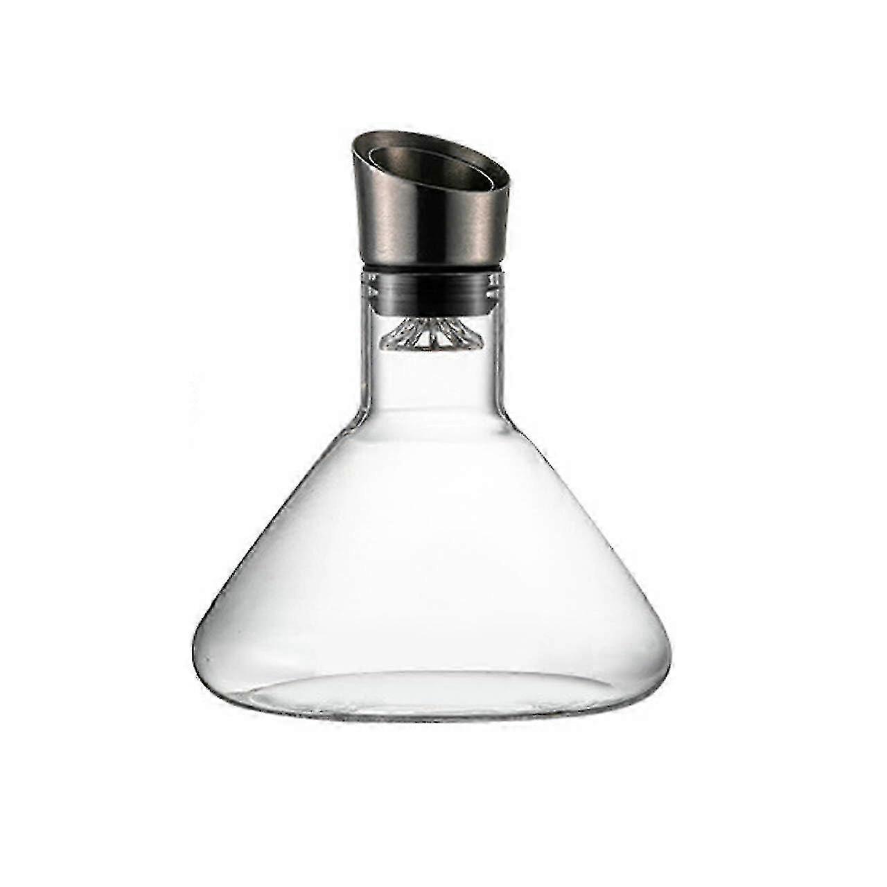 Luxuriöser mundgeblasener Kristallwein-Dekanter mit elegantem Doppelschicht-Design und Premium-Geschenkbox zum Verschenken