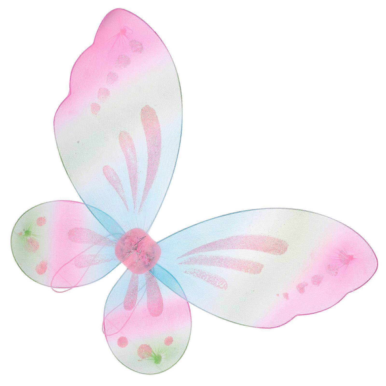Butterfly Wing Prop for Decor Lightweight Multi Color Nylon Material 47.2 Inches