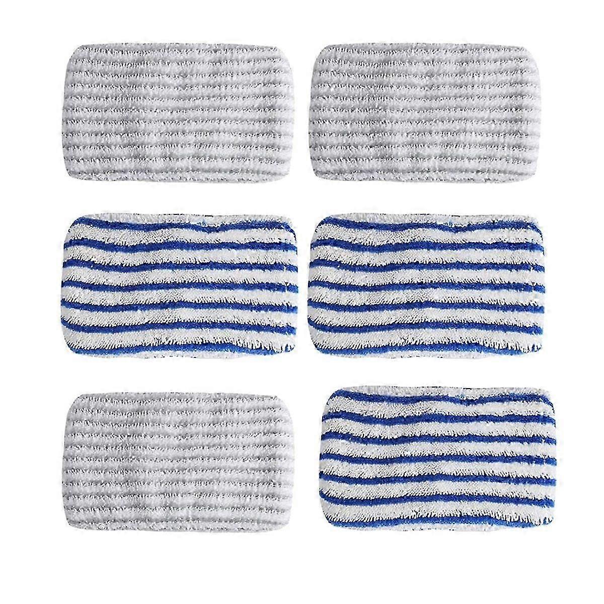 Rowenta Clean&Steam Replacement Microfiber Pads, 6-Pack