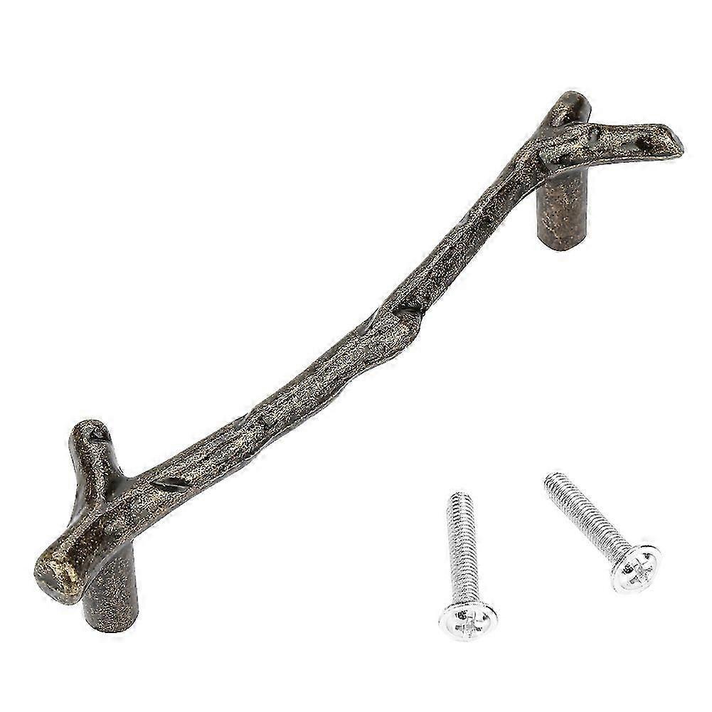 Zinc Alloy Tree Branch Solid Cabinet Handle Simple Style Furniture Door Accessory(122-Bronze)