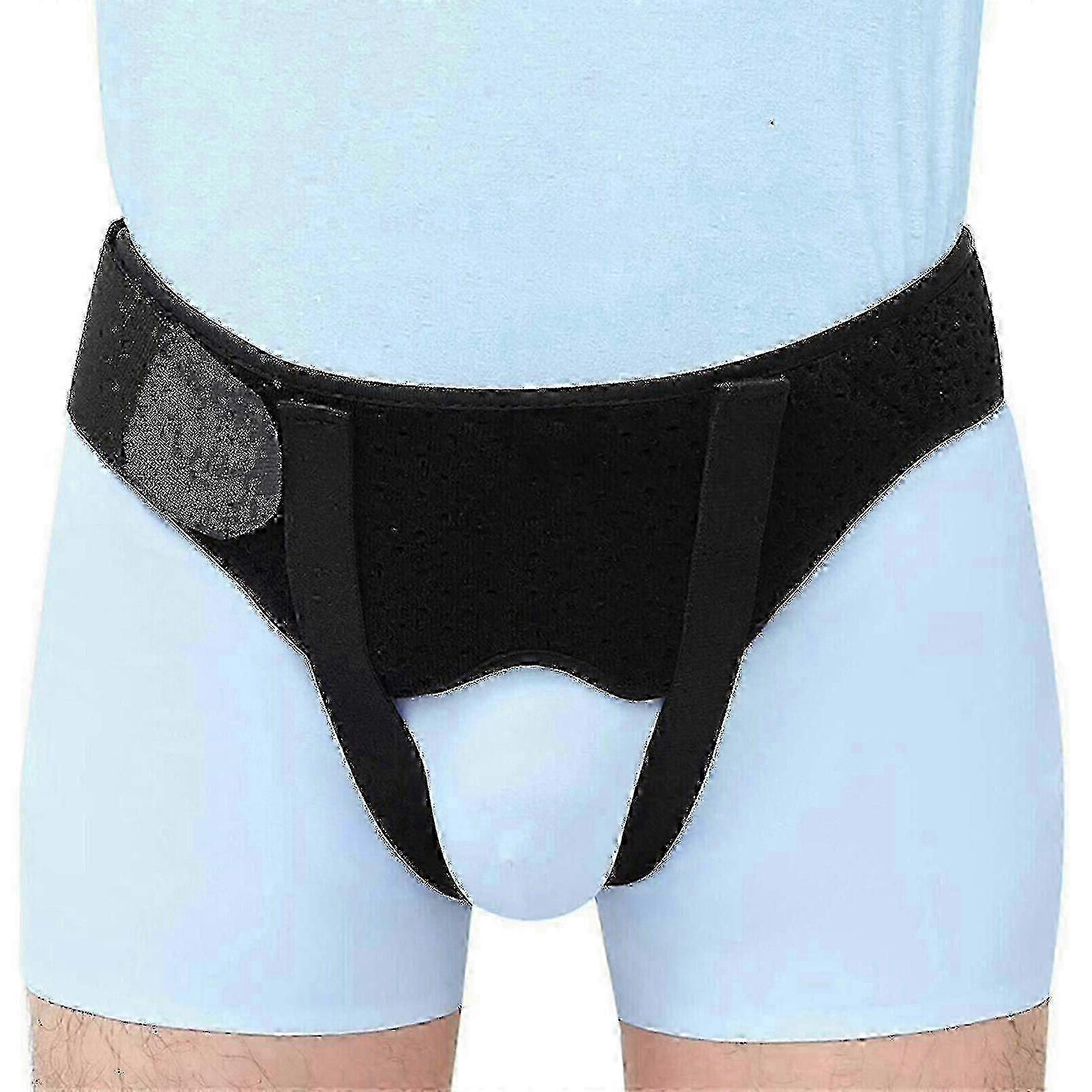 Hernia Support Belt with Detachable Pads for Inguinal and Groin Relief