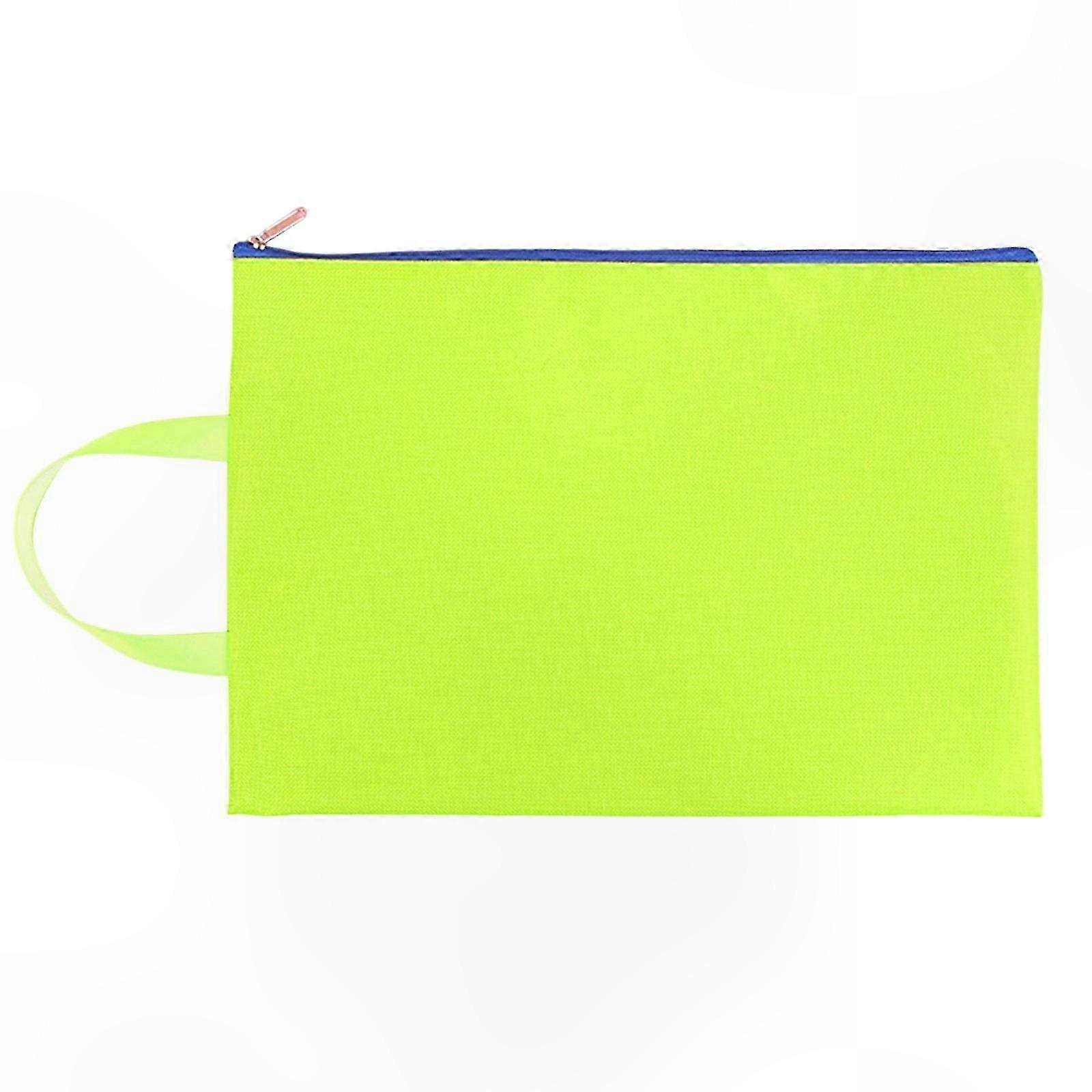Light Blue A4 Document Storage Bag for School and Office Organization