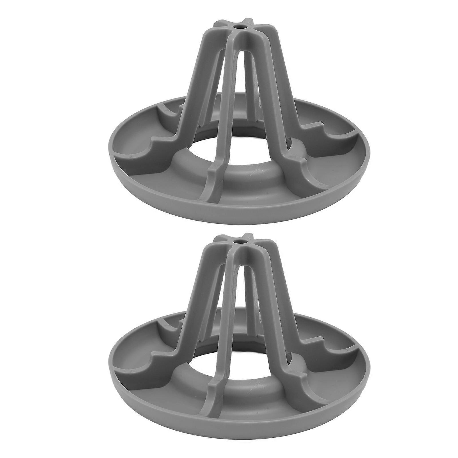 2pcs Grey Bottle Drying Rack for 1.6 Inch+ Caliber, ABS, 14cm Base