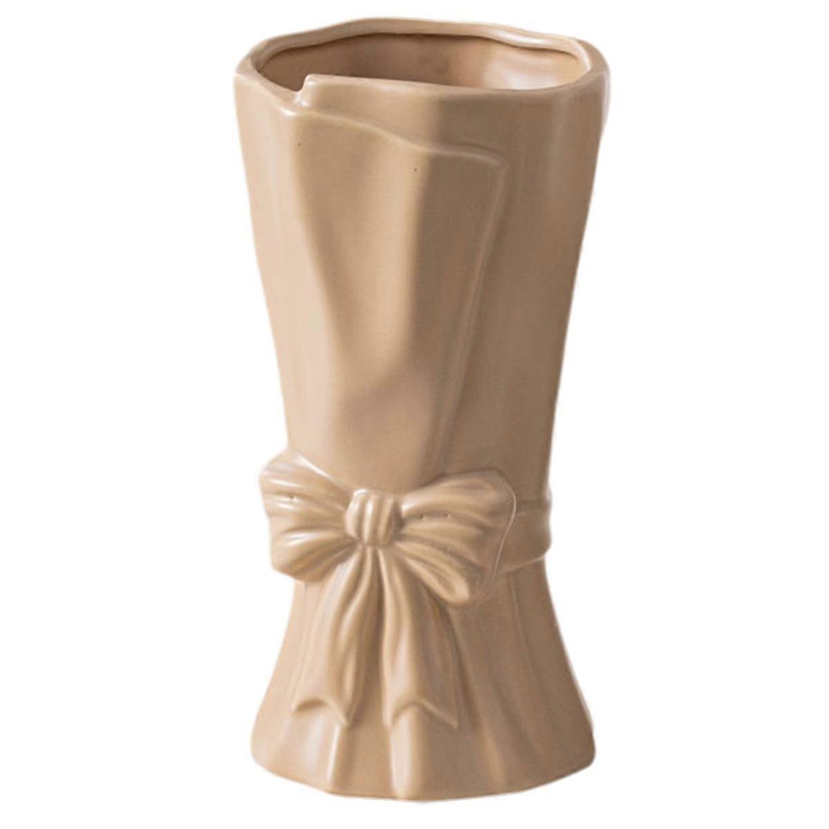Simple Style Ceramic Vase Ornaments Hydroponic Flowers B