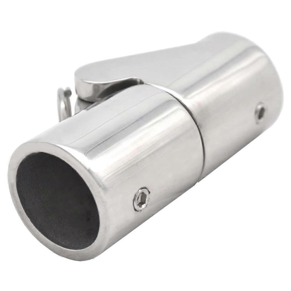Pole Railing Mast Canopy Pull Pin Tube Pipe Swivel Coupling Connector Boat Hardware Accessories 25mm