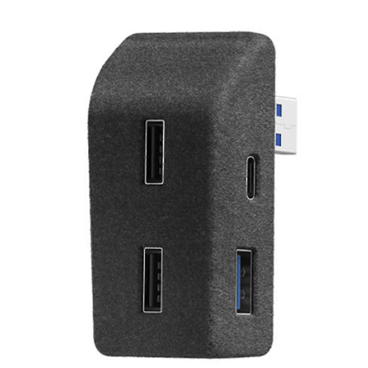 Car Glove Box USB Shunt Hub Docking Station for Model Y Quick Charger Adapter Powered Splitte