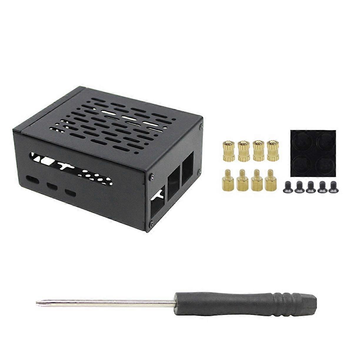 Metal Case for 5 Metal Shell for 5 PCIe to M2 NVMe SSD Expansion Board for 5 Pi5