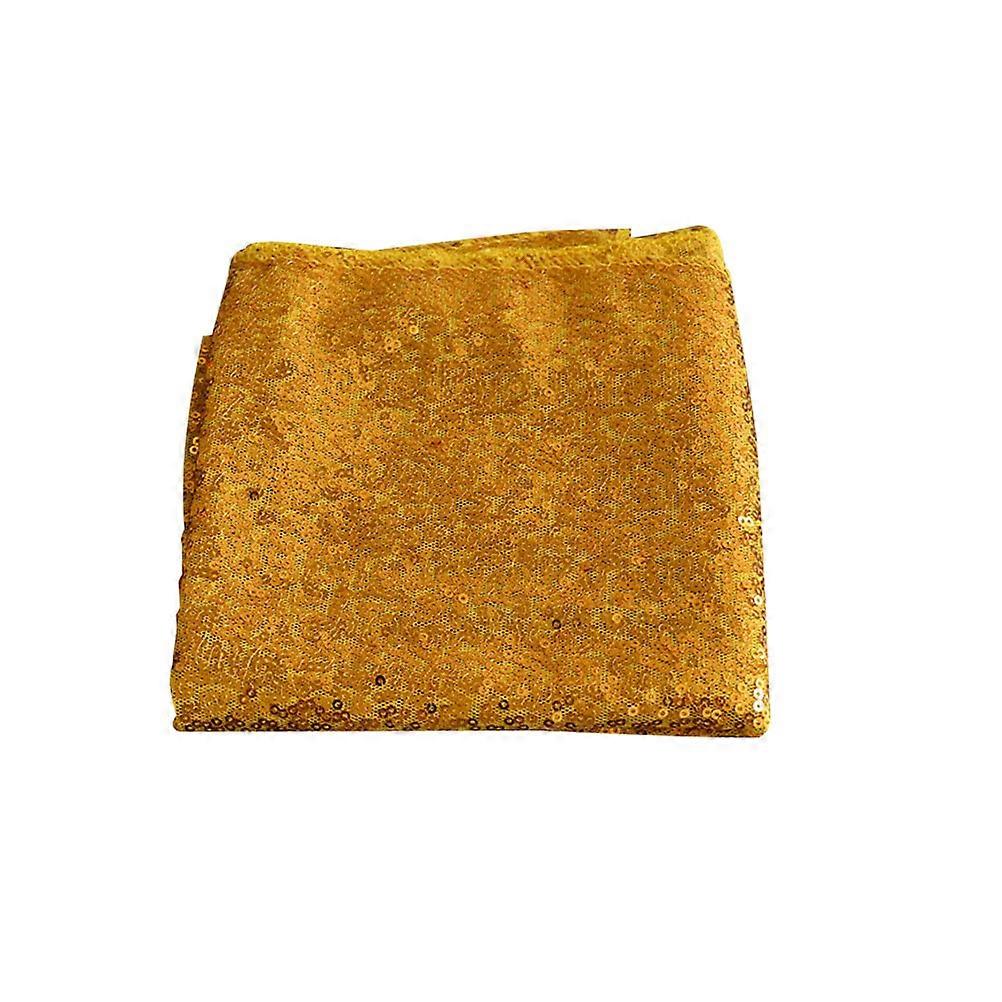 Sequin Table Runner Golden Decorative Wedding Party Elegant Rectangular Cloth Sequin 1Set