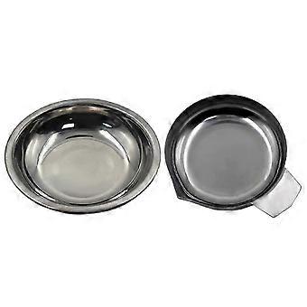 Set van 2 roestvrijstalen weegschalen voor keuken, elektronische weegschaal, kommen, weegschalen voor sieraden, kruiden en meer