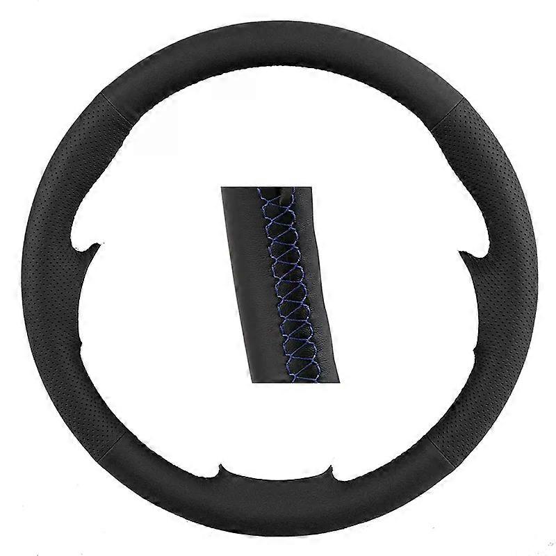 Hand-stitched Artificial Leather Car Steering Wheel Cover Suitable for Peugeot 206 2002-2006 Original Steering Wheel Braid