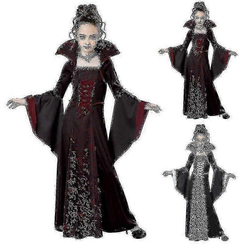 Halloween-Kostüm 'Mexikanischer Skelett-Vampir' Für Kinder - Rotes Tag Der Toten Outfit