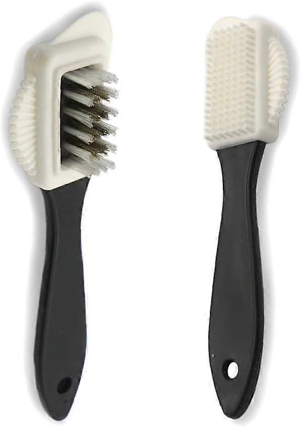 2PCS Suede Shoe Brushes, Suede & Nubuck 4-Way Leather Cleaning Brush