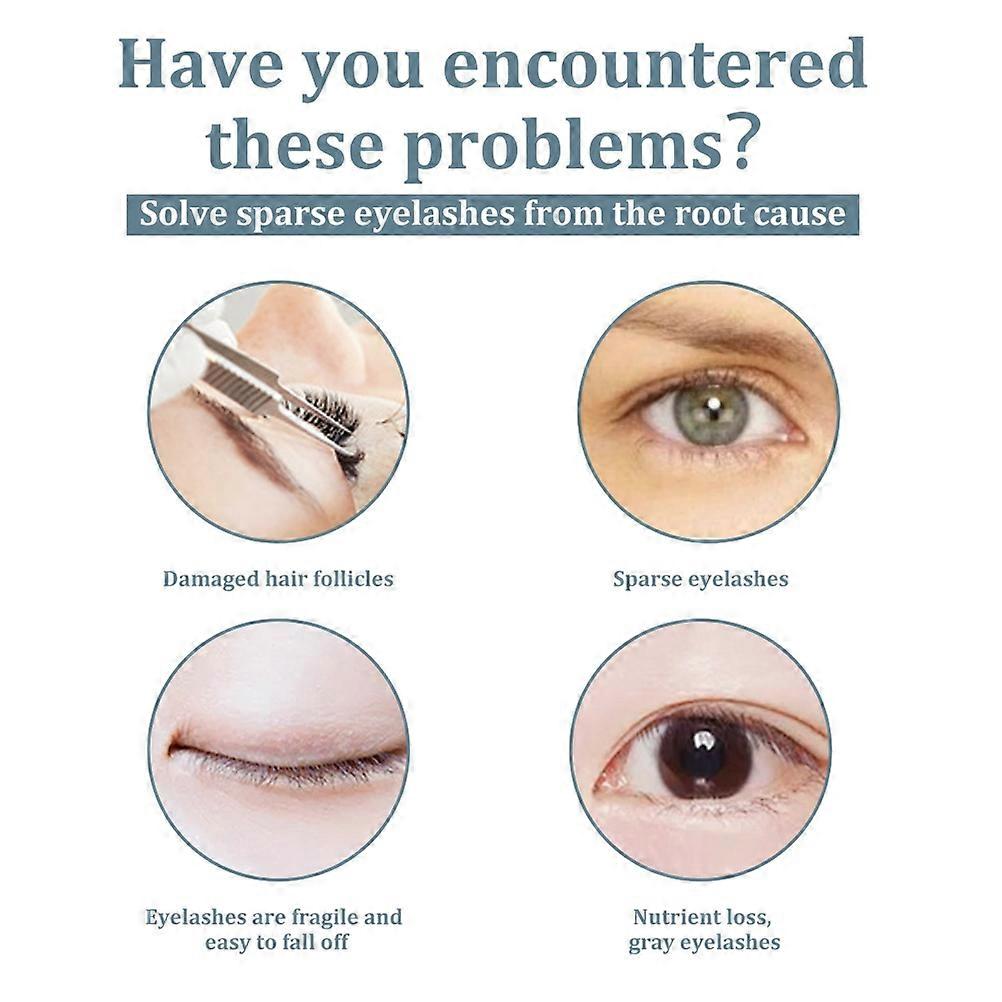 Eyelash Growth Fluid 3ml Transparent Serum for Lash & Brow Boost