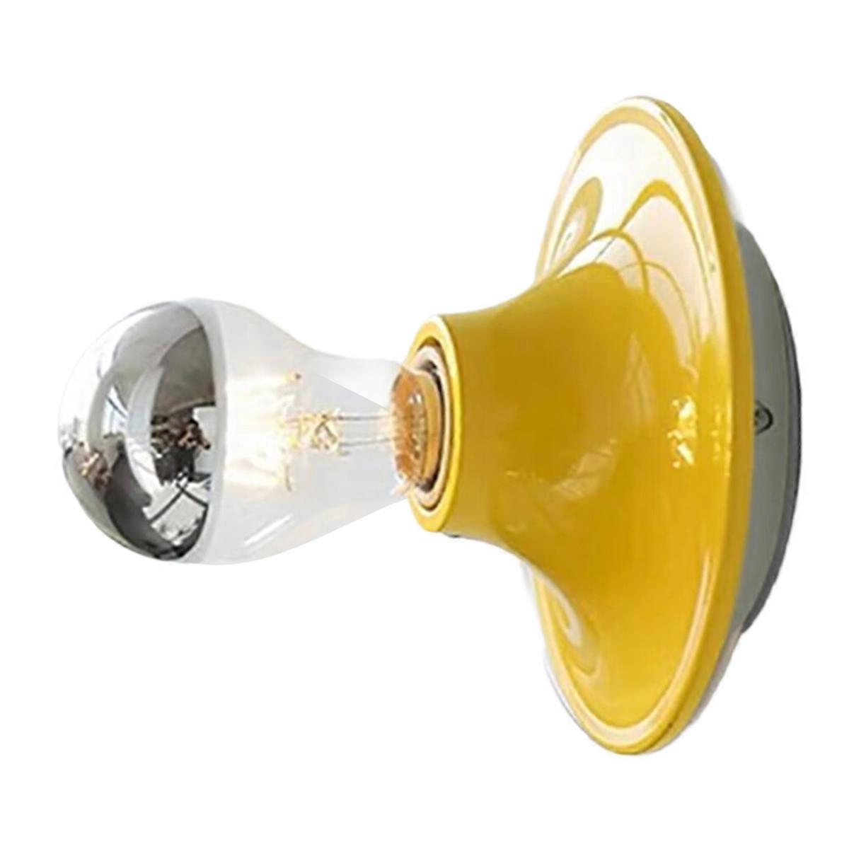 Bedside LED Macaron Wall Lamp Bedroom Background Wall Light for Home Color Retro Living Room E27 Colorful WallLighting,B