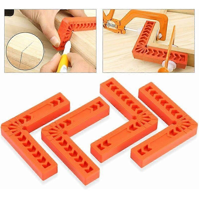 4Pcs 90 Degree Right Angle Positioning Squares for Woodworking Picture Frames