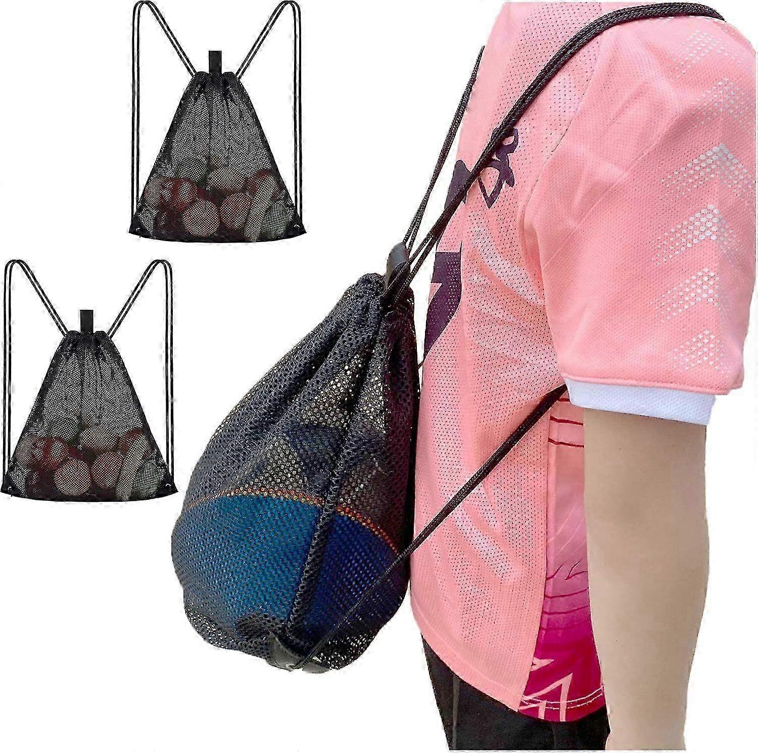 pieces drawstring gym bag mesh bag backpack for the beach drawstring mesh