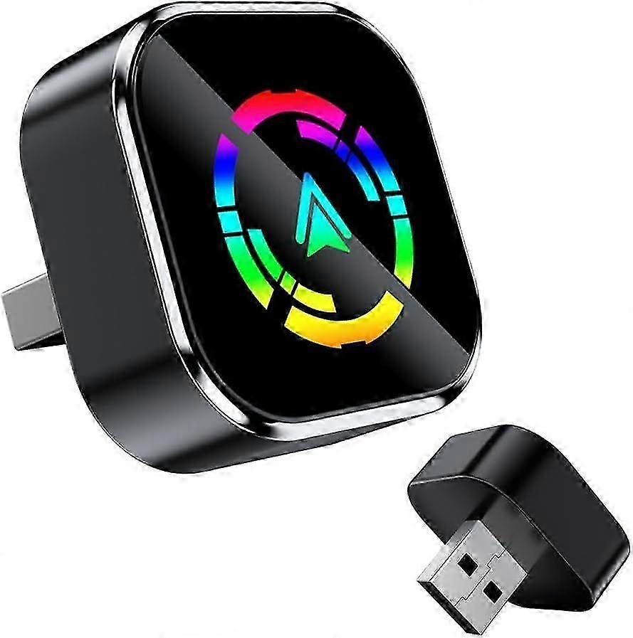 2025 Wireless CarPlay Adapter for iPhone and Android - Upgraded Mini USB Design