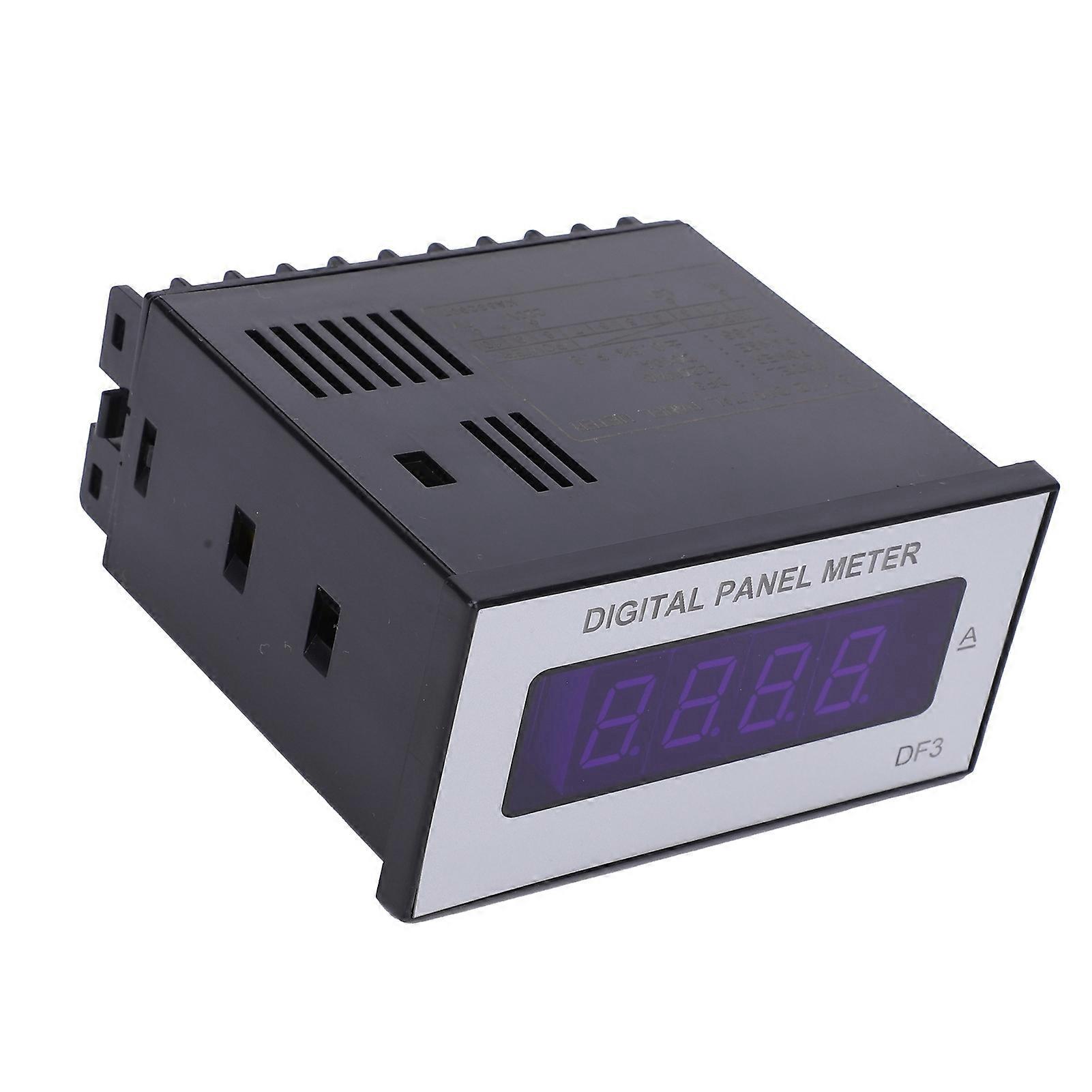 BERM DF3 Digital Panel Meter 10A DC Current Red Display Tool