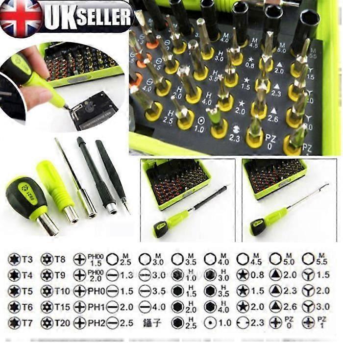53 in 1 Precision Torx Screwdriver Multi-Bit Small Pliers Set Kit Tools PC Laptop Phone
