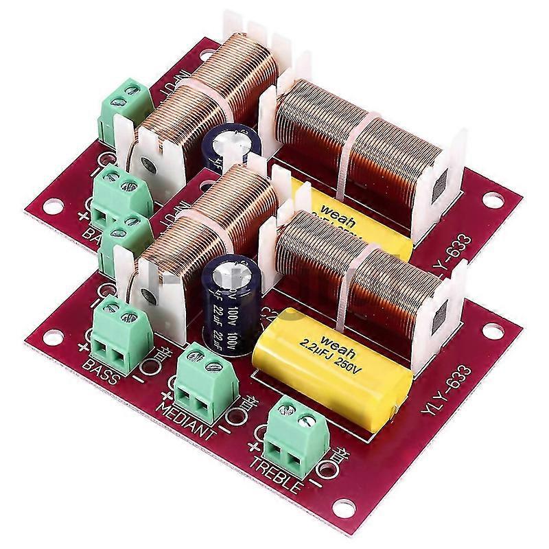 For 2pcs 200w 3 Way Audio Speaker Crossover Treble Midrange Bass Independent Crossover Speakers