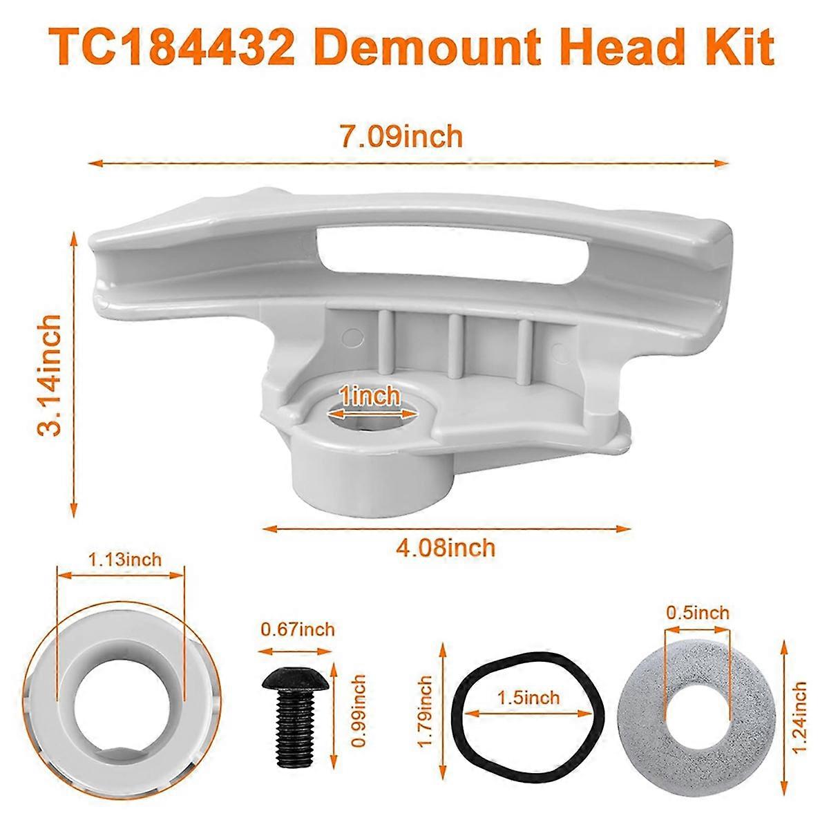TC184432 Low Profile Tire Changer Nylon Mount/Demount Head Kit Compatible with Coats Duck Head for Low Profile Tires