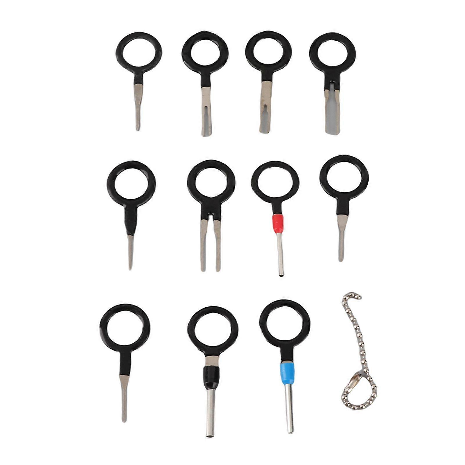 Car Wire Harness Plug Terminal Extraction Pick Connector Crimp Pin Back Needle Remove Tool Set