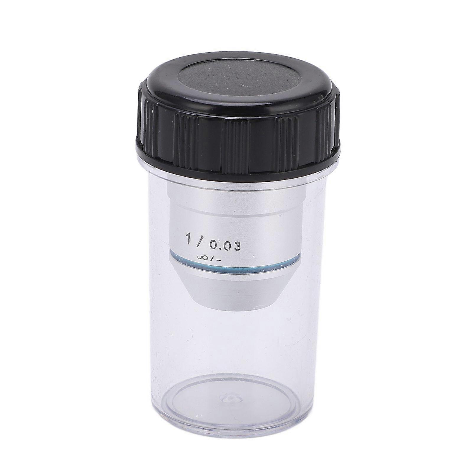 1X Microscope Objective Lens 195 Infinity Achromatic Low Power Objective Lens RMS Thread 20.2mm