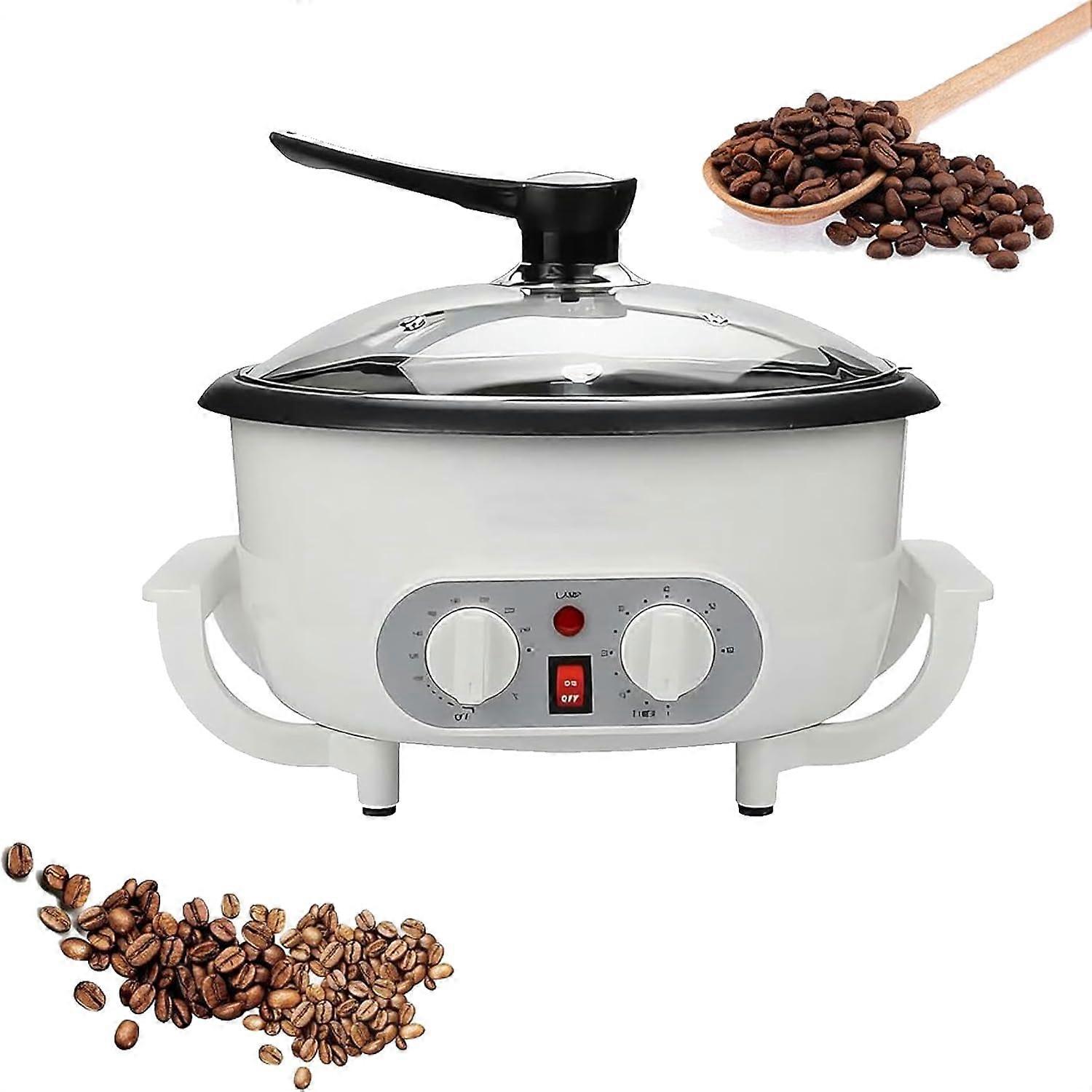 Coffee Roaster Machine For Home Use 0240C Automatic Roaster With 60 Min Timer Stirring Evenly For Coffee Beans Peanuts