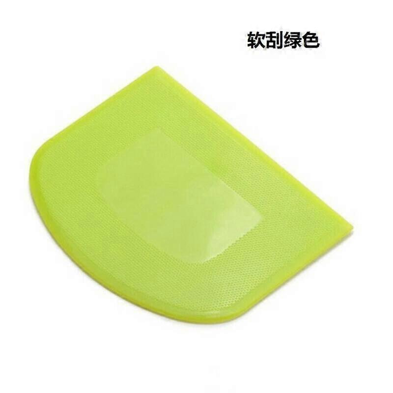Dough Scraper Butter Knife Plastic Cream Smooth Cake Spatula Baking Pastry US