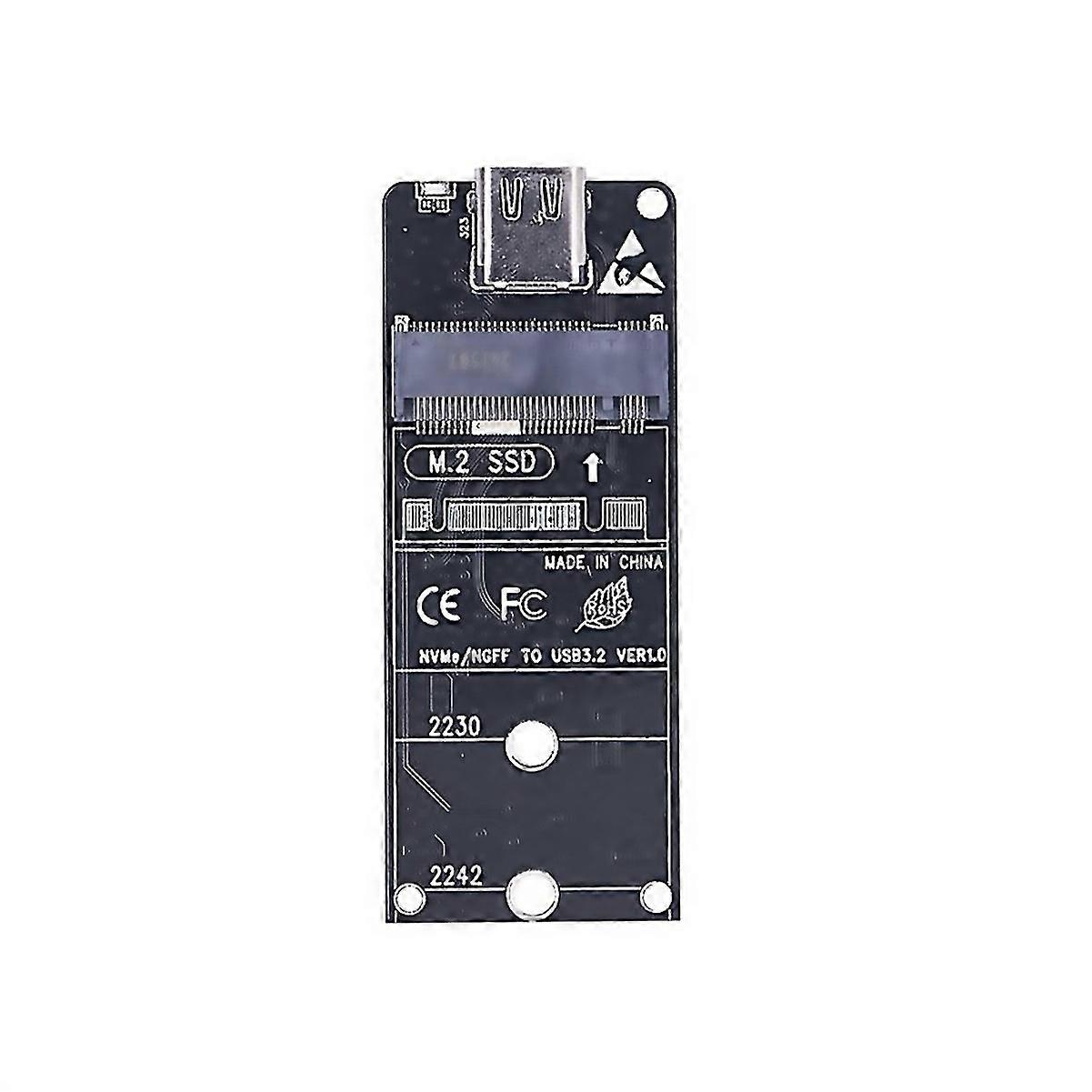 For M2 To Typec Ssd Enclosure Adapter Nvme Enclosure Interposer Board