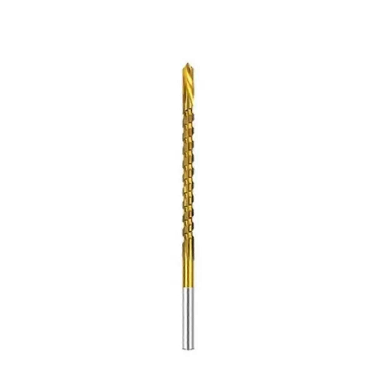 3mm Titanium Coated Drill Bit Spiral Jagged Saw Drill Bit