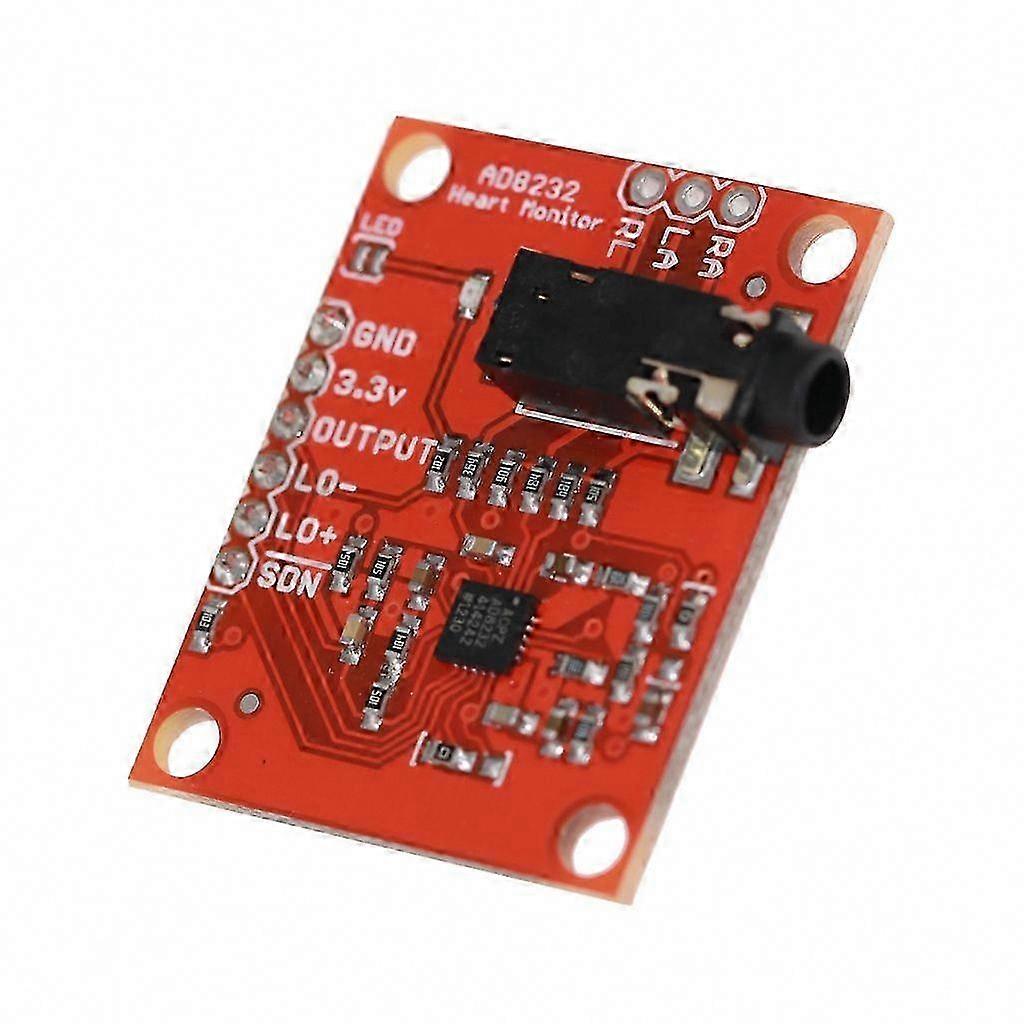 AD8232 ECG Module High Gain Filtering for Biometric Measurements