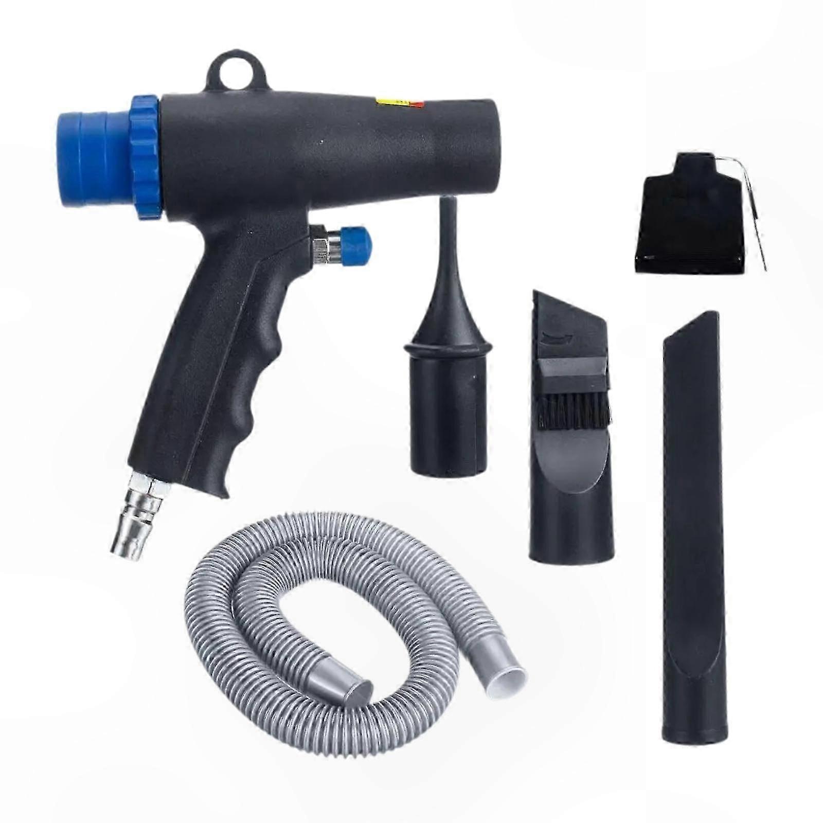 Air-Powered Vacuum Cleaner Kit for Workshop and Factory Use with Compressor Tool Functionality