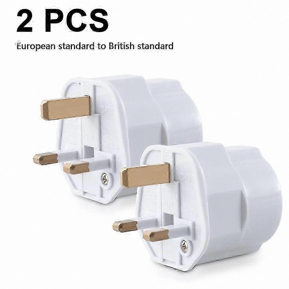 Universal Travel Adapter Plug for UK and EU - Compact Power Socket Adapter for Travelers