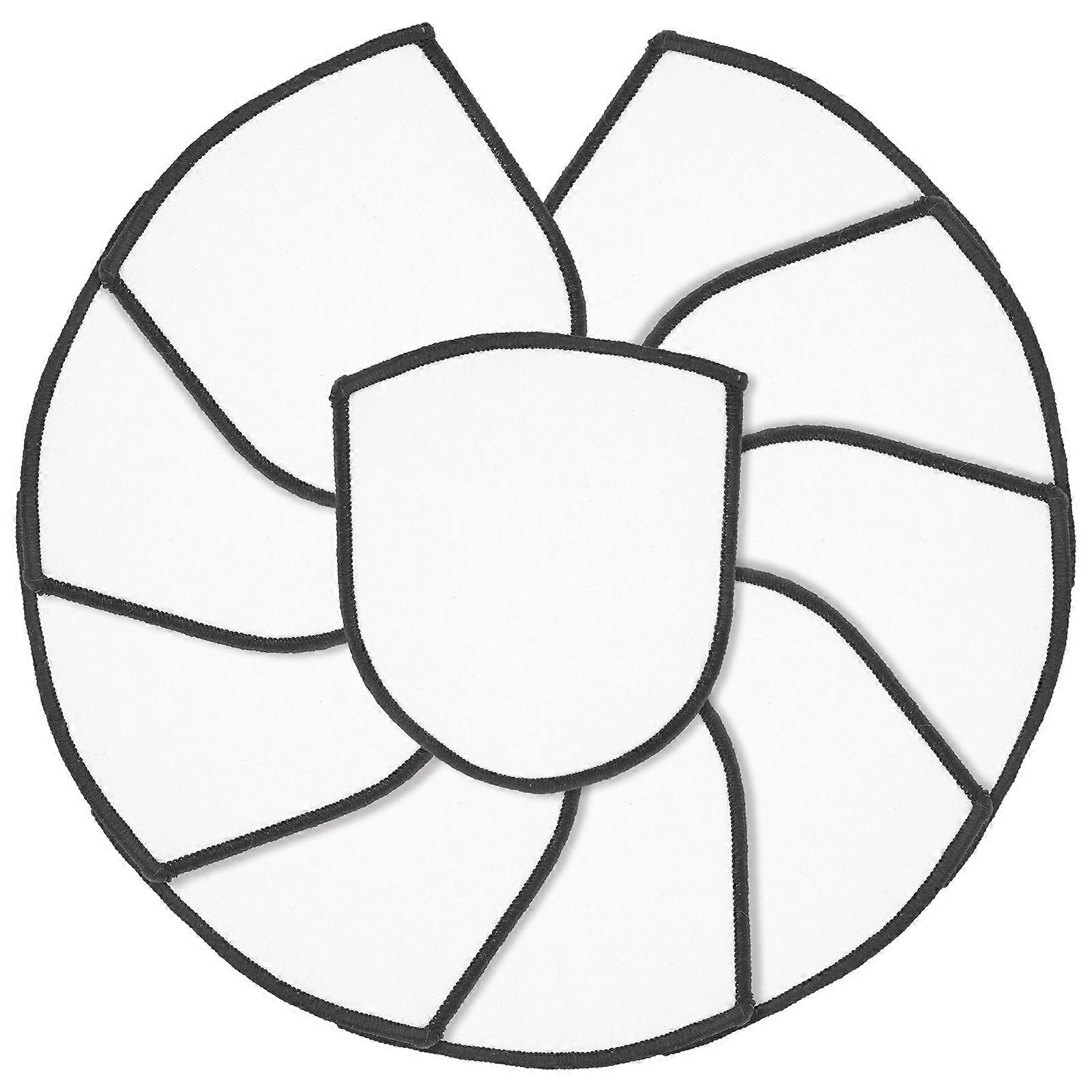 DIY Sublimation Patch Blank Iron-on Patch Heat Transfer Patches 40Pcs