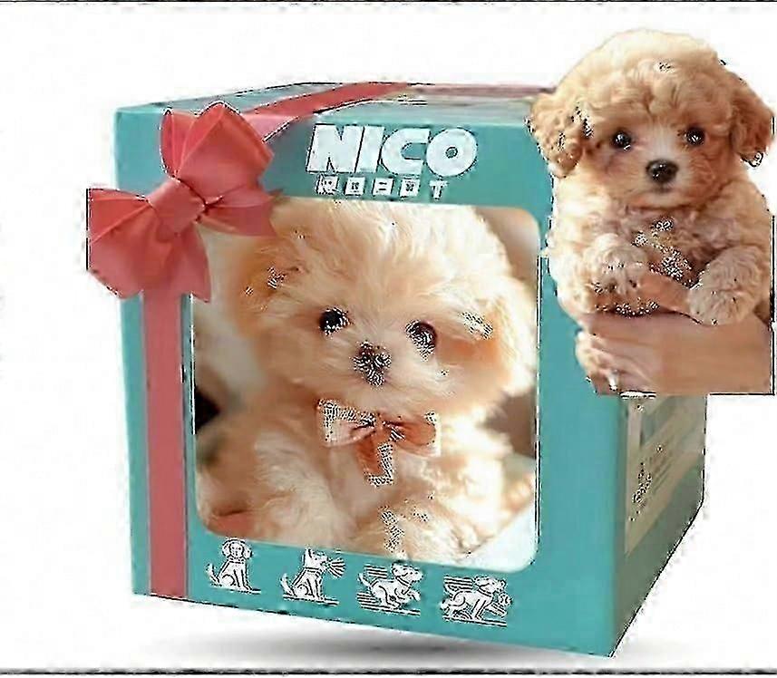 2025 New Robot Dog for Adults, AI Robotic Dog, Nicoo - My Realistic Robot Puppy That Acts Like a Real Puppy - Walking, Barking, Tail Wagging