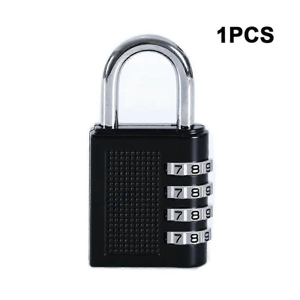 4 Digit Combination Padlock 1PC Resettable Heavy Duty Waterproof Code Lock for Outdoor Gate Locker Storage Travel Use