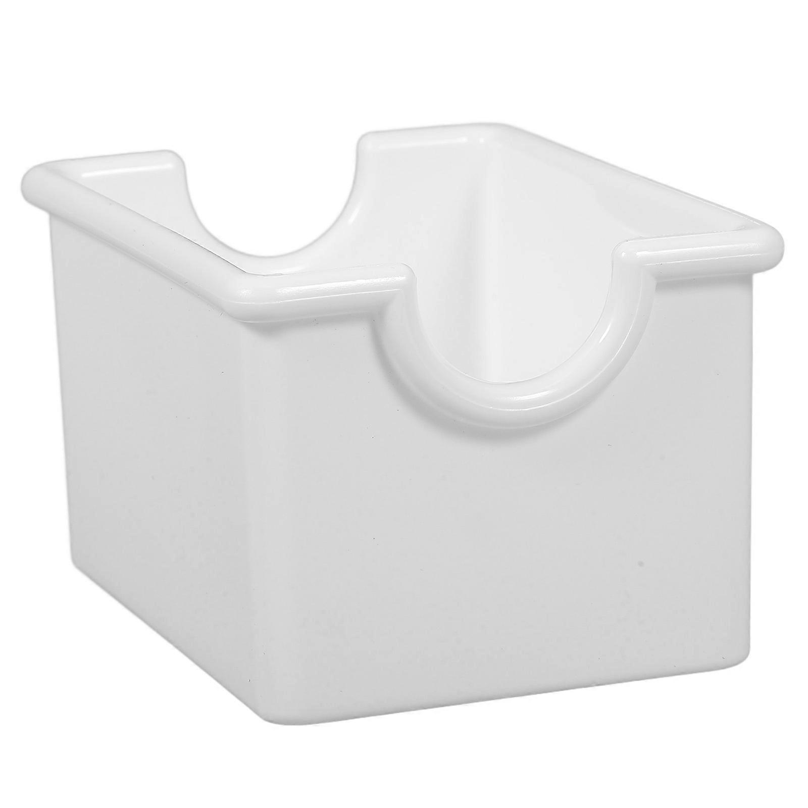 Tea Bag Storage Box For Kitchen Office And Home Use In White Acrylic Material With Storage 1Set