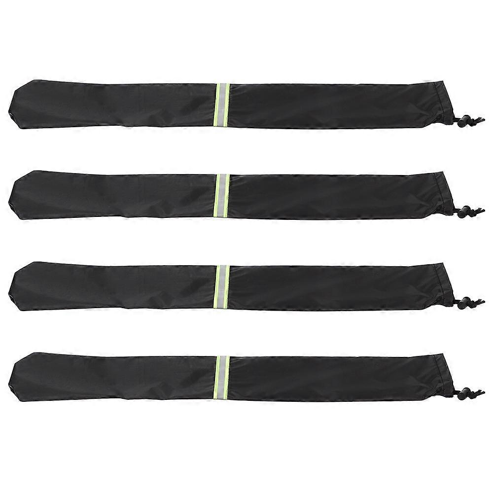 Truck Wiper Covers 6 Pairs Durable Windshield Wiper Guard Car Wiper Sleeves Daily Use Black Easy Installation