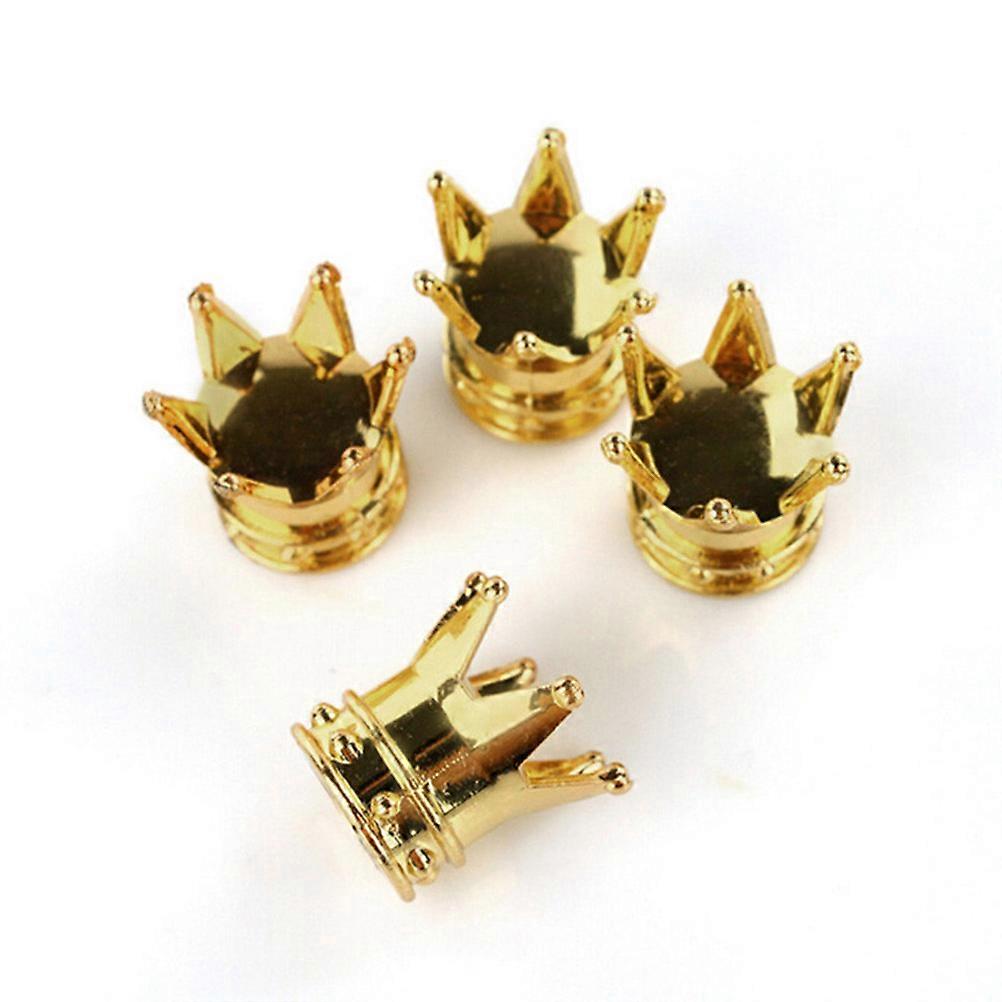 Car Tyre Cap Type Auto Tire Caps for Use 4Pcs Golden