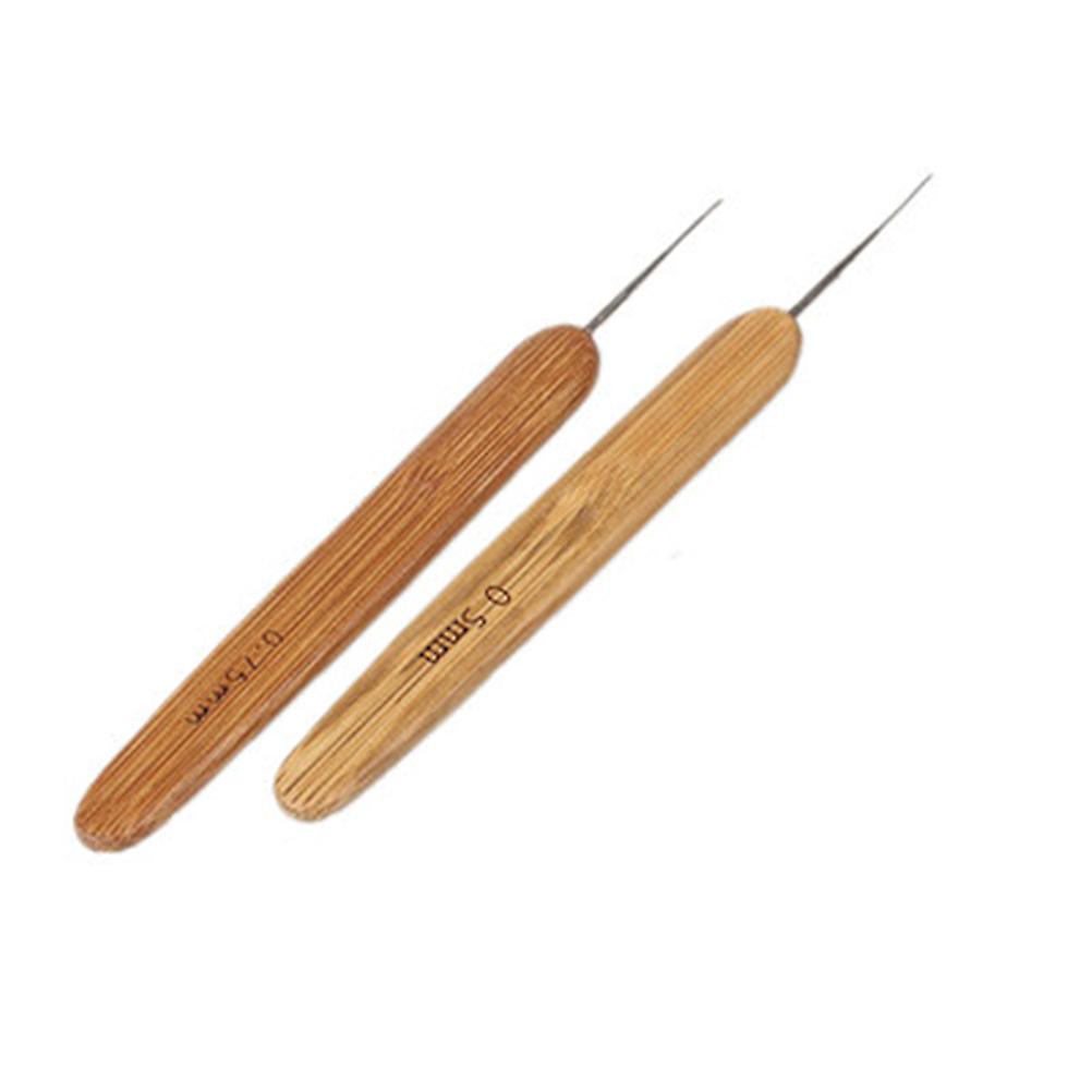 Crochet Knitting Needles Bamboo Set for Smooth Knitting 6Pcs