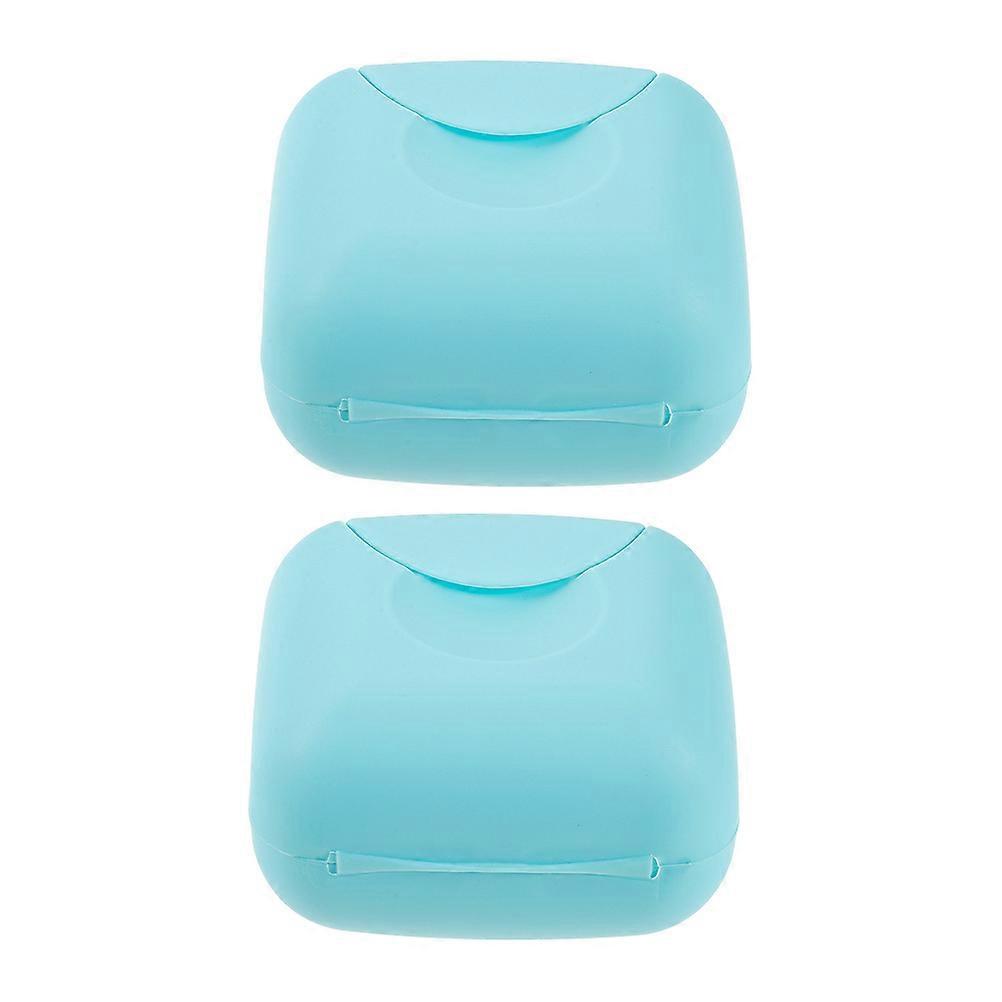 Plastic Storage Box Blue for Storage 4Pcs Portable Carrier