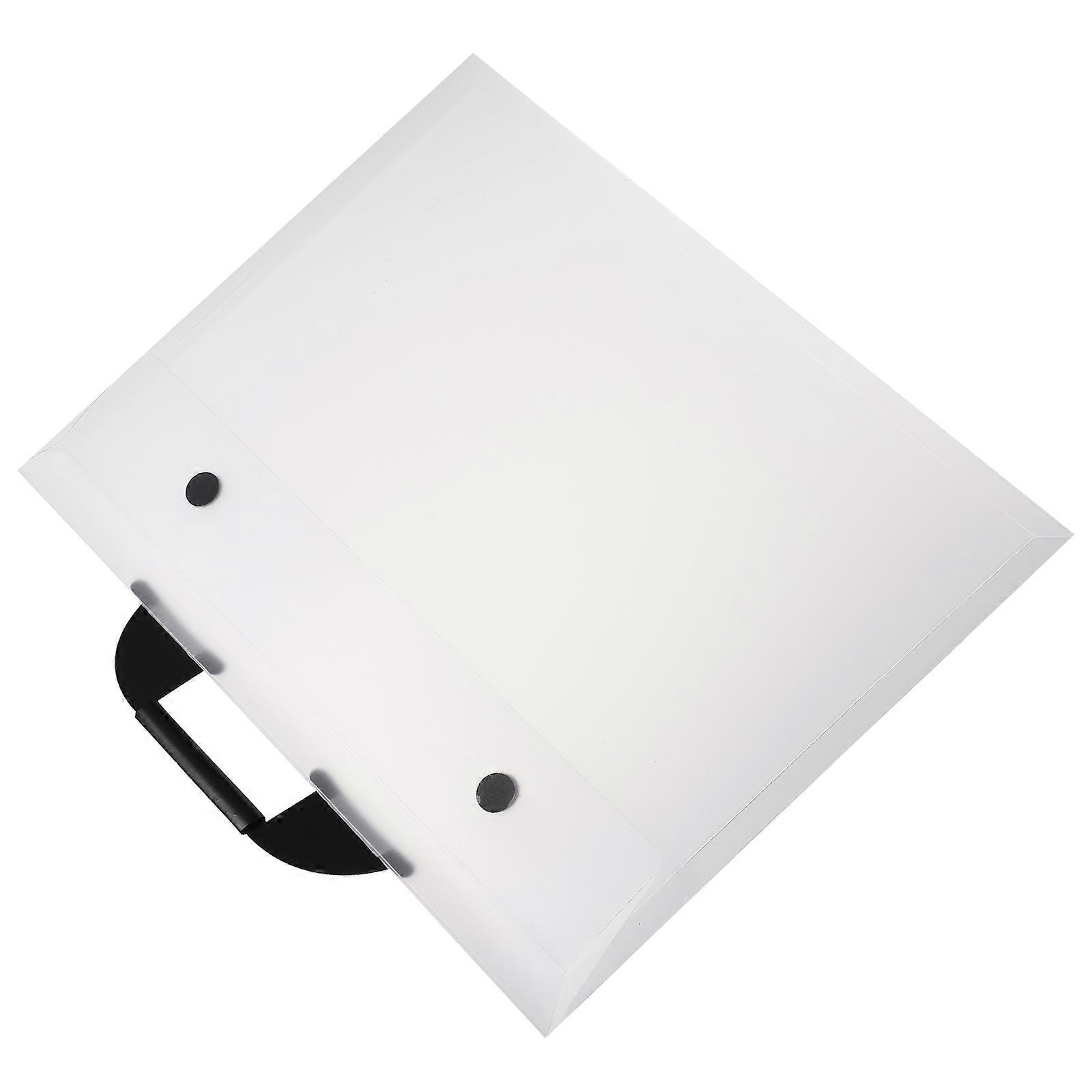 Art Portfolio Bag for Artwork Storage 4Pcs Transparent Portable File Folder