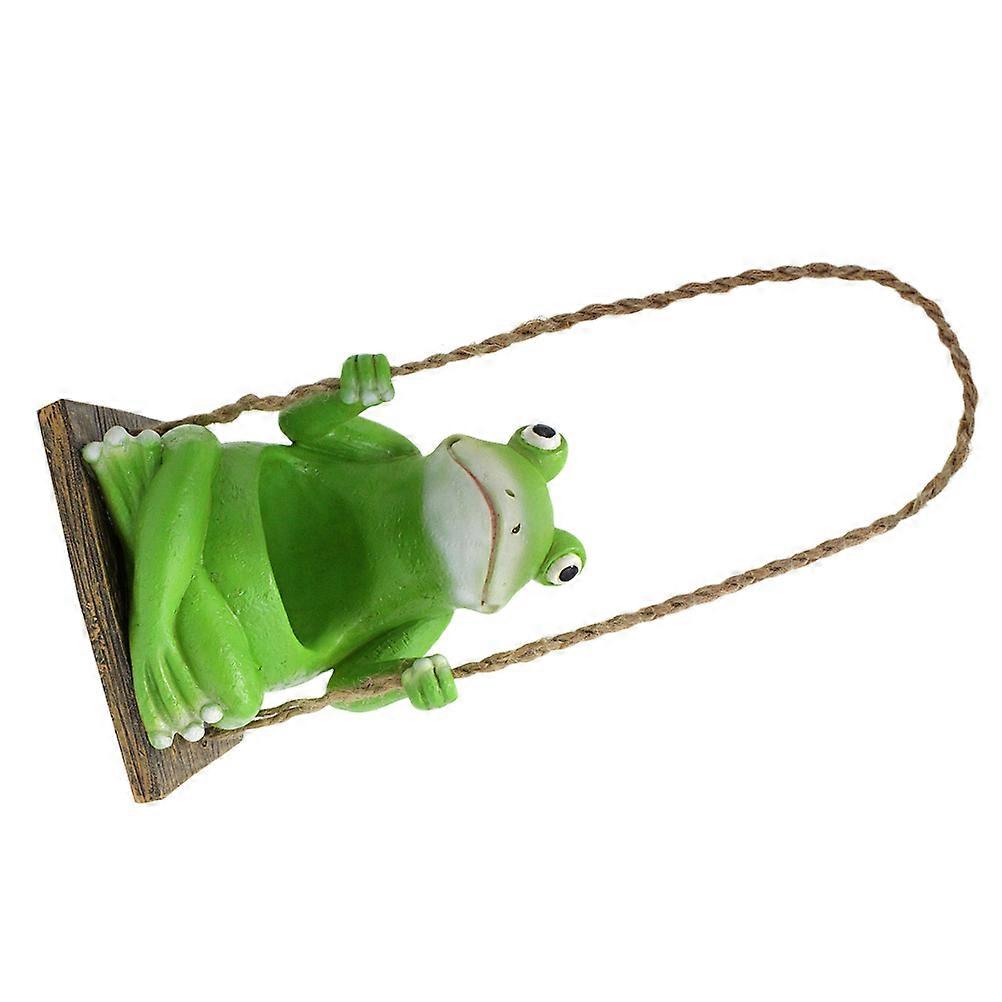 Frog Planter Resin Pot Pendant Decorative 2Pcs Set