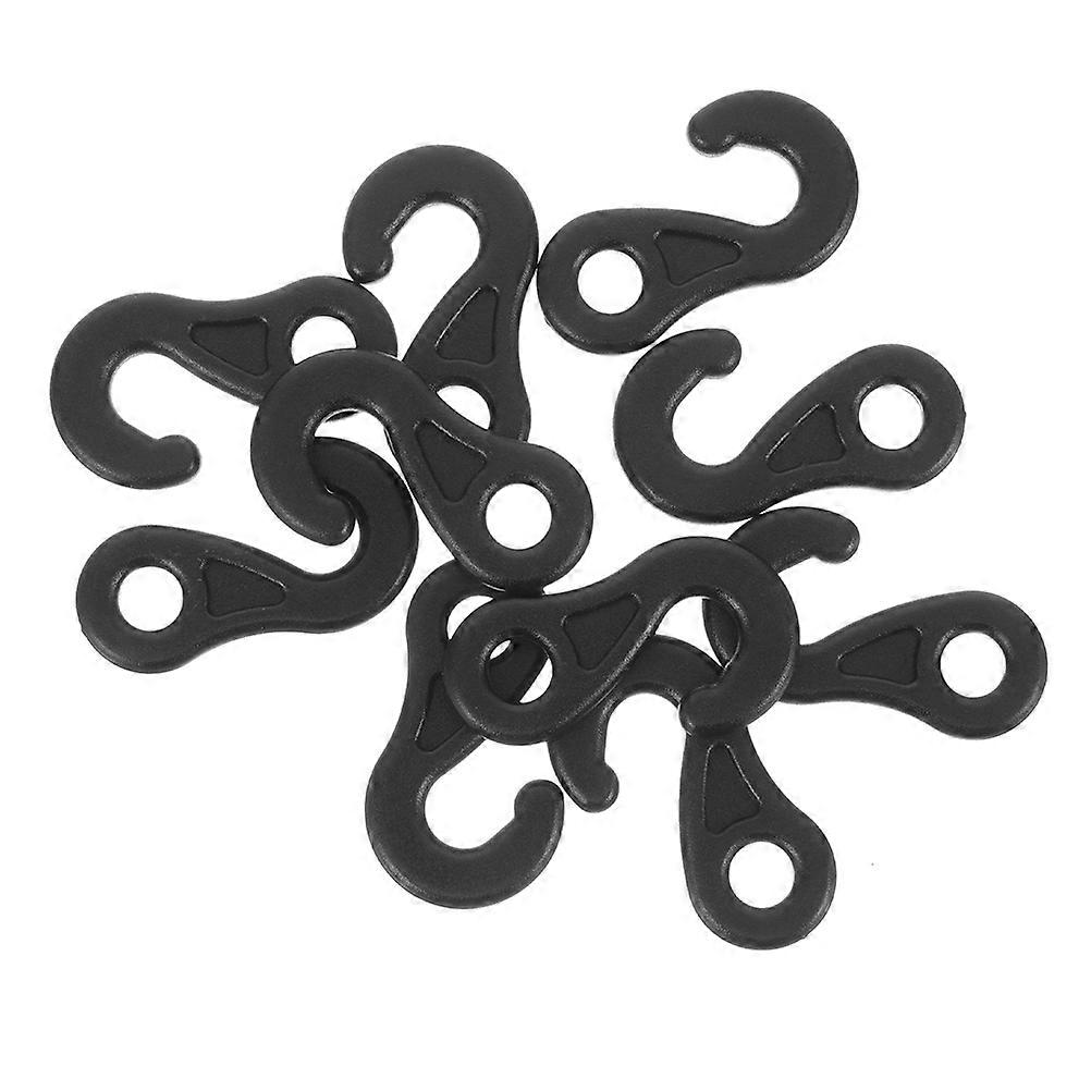 400 Pcs Plastic Elastic Rope End Buckle Hooks Suitable For Outdoor Photography And Travel With Wind And Rain Resistance